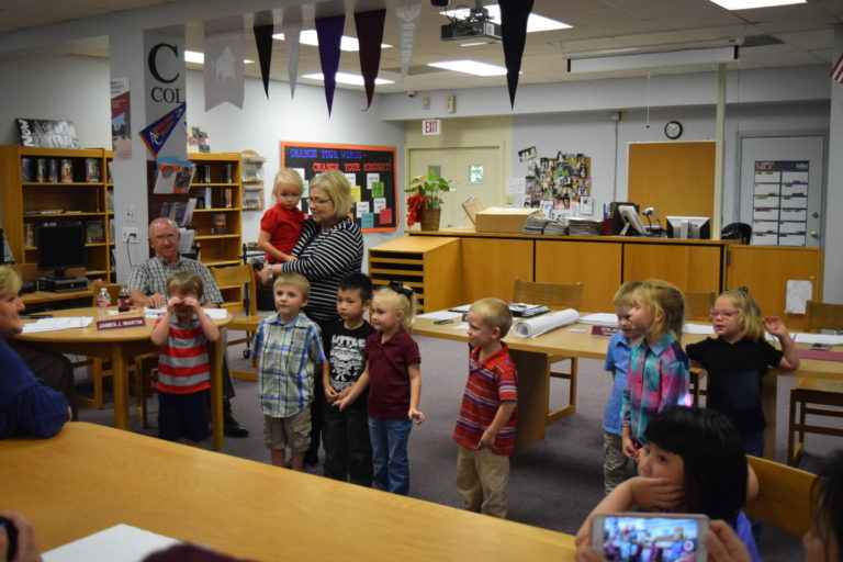 Pre-K Students Recognized by GISD Board