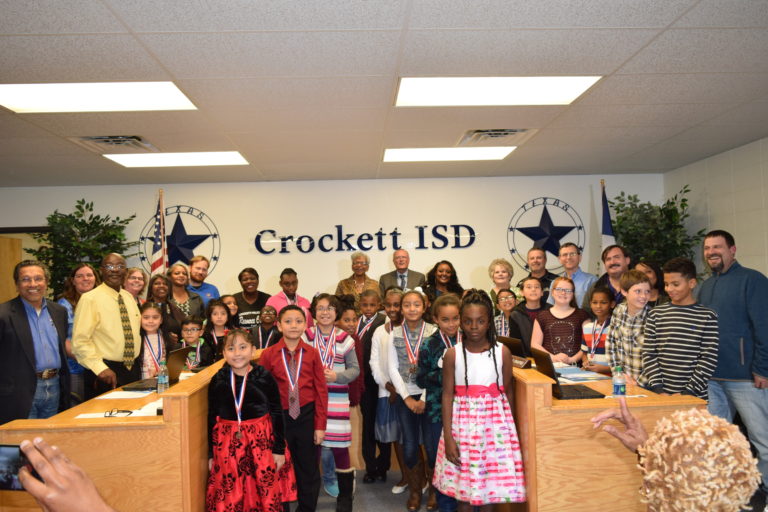 Crockett ISD Recognizes Elementary District UIL Champions