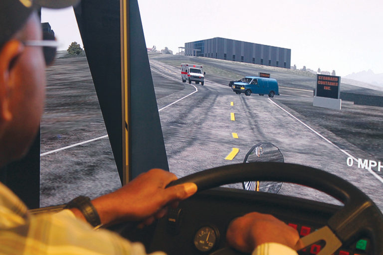 Crockett ISD Bus Drivers Complete Simulation Training