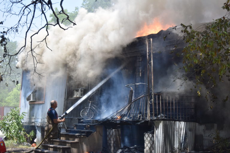 Fire Destroys Grapeland Residence