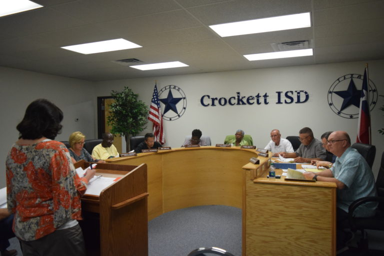 Crockett ISD Projects Budget Shortfall in 2018-2019