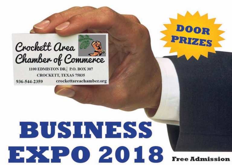 Crockett Area Chamber to Host Business Expo on Thursday, Oct. 25