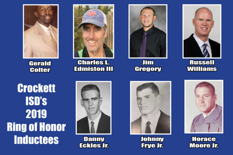 Crockett ISD to Induct Seven into Ring of Honor