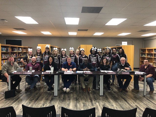 GHS Cheer Squad Recognized by Board
