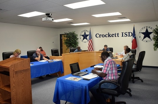 Crockett ISD Approves MOUs