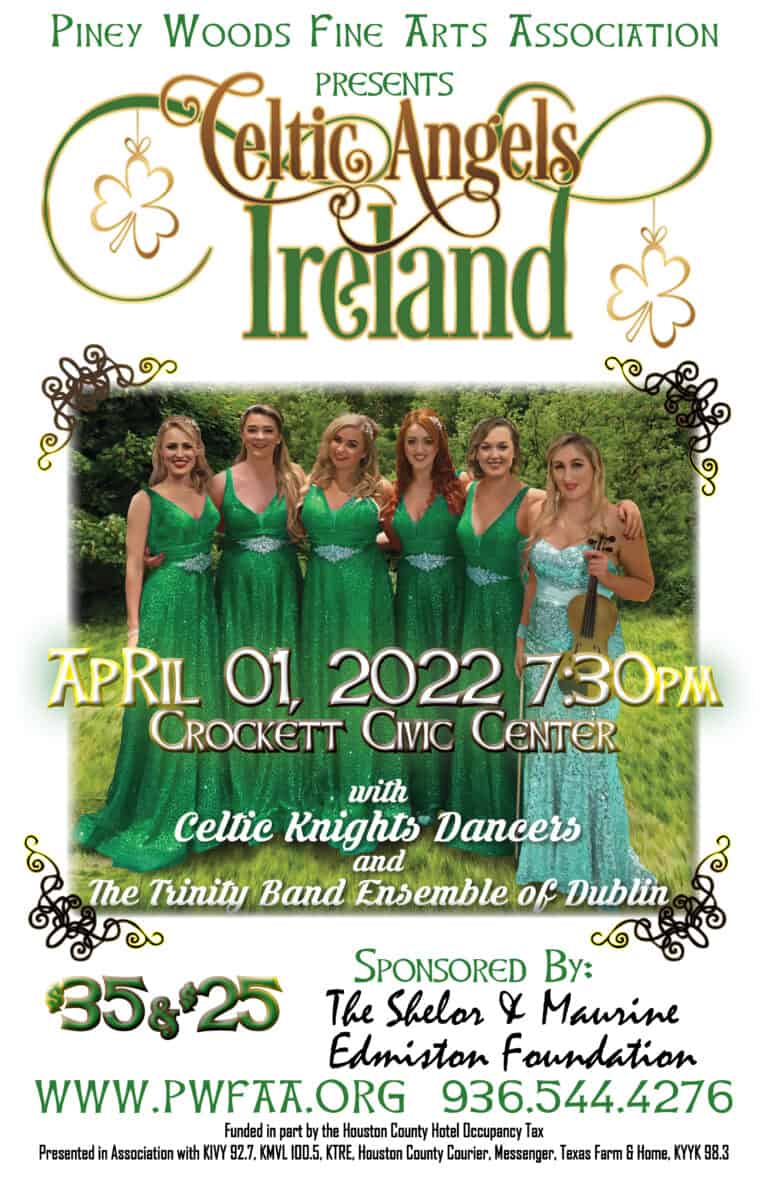 Celtic Angels Ireland Coming to Crockett Civic Center