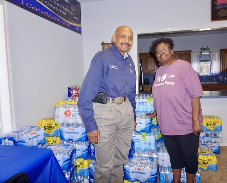 Grapeland Church Sends Water to Help Struggling Jackson, Mississippi