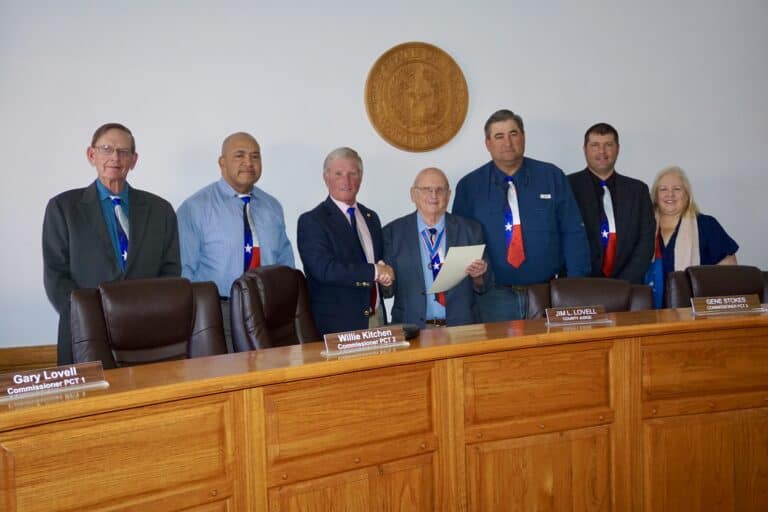 County Commissioners Proclaim “San Jacinto Day” in Houston County