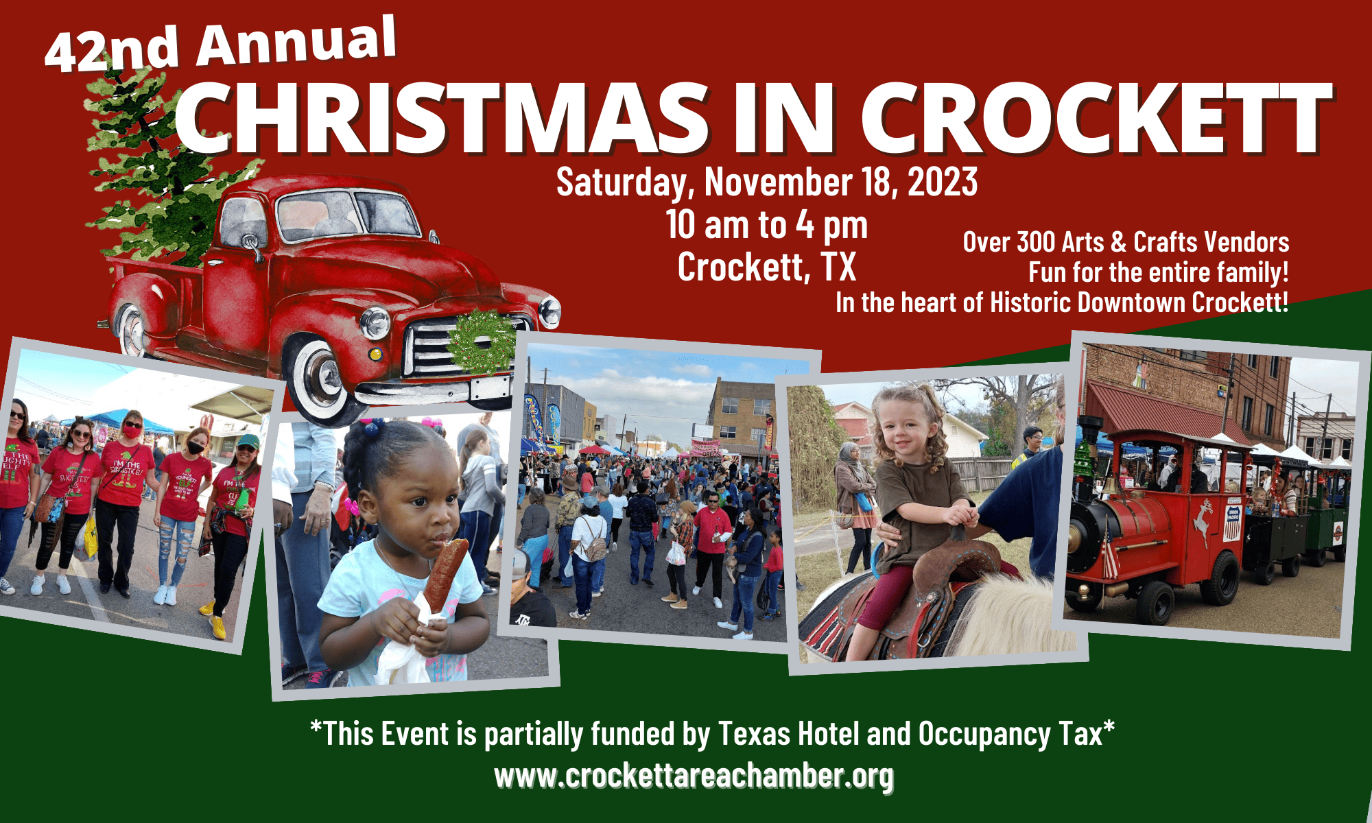 Christmas in Crockett Set for Saturday Nov. 18 The Messenger News