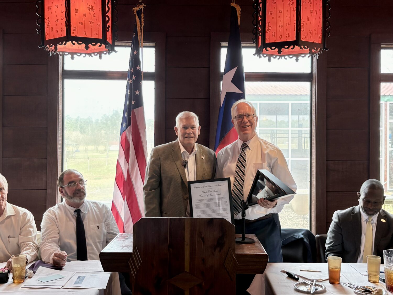 DETCOG Celebrates 60 Years of Regional Service during Houston County Stop