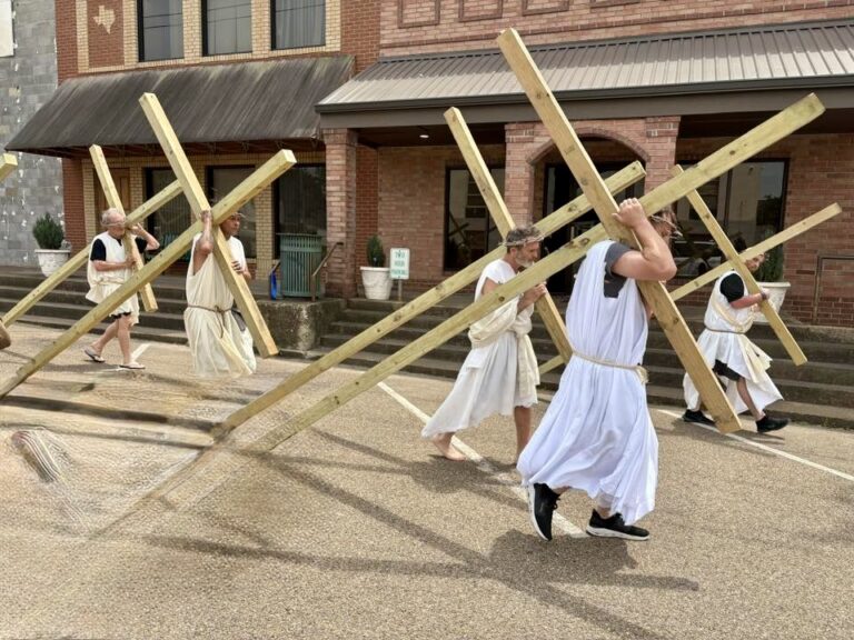 Men Invited to Carry the Cross in Easter Procession through Crockett